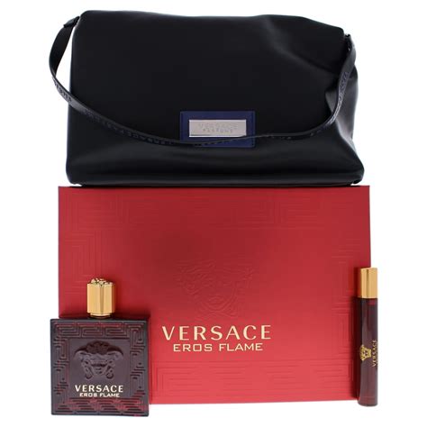 versace bag and cologne set|versace cologne gift set.